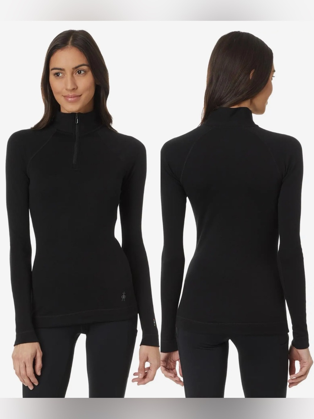 Smartwool Base Layer Top Merino 250 Wool 1/4 Zip Long Sleeve Top